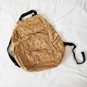 Boston Terrier Canvas Backpack